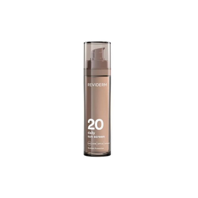 REVIDERM Daily Sun Screen SPF 20 Ультралегкий сонцезахисний бі-гель з потрійним ефектом (захисний, заспокійливий, зволожуючий), SPF 20