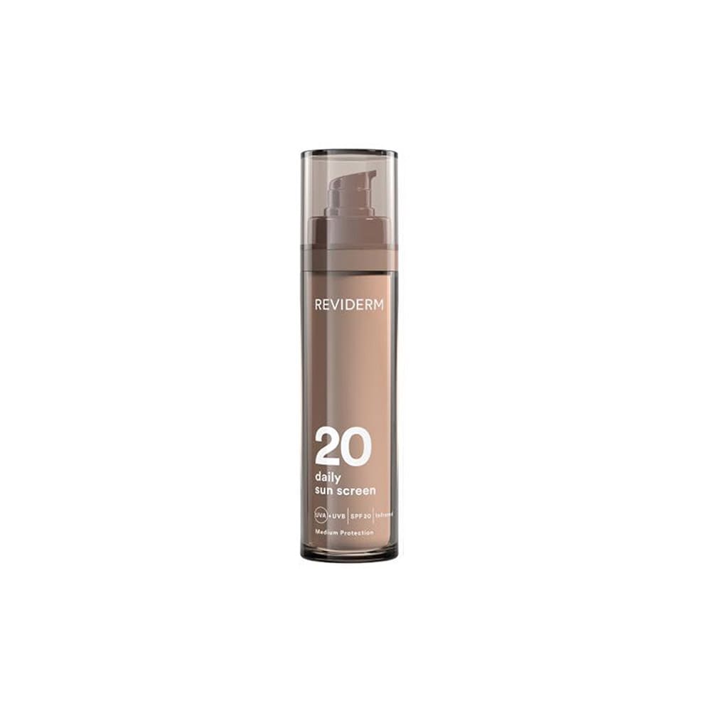 REVIDERM Daily Sun Screen SPF 20 Ультралегкий сонцезахисний бі-гель з потрійним ефектом (захисний, заспокійливий, зволожуючий), SPF 20